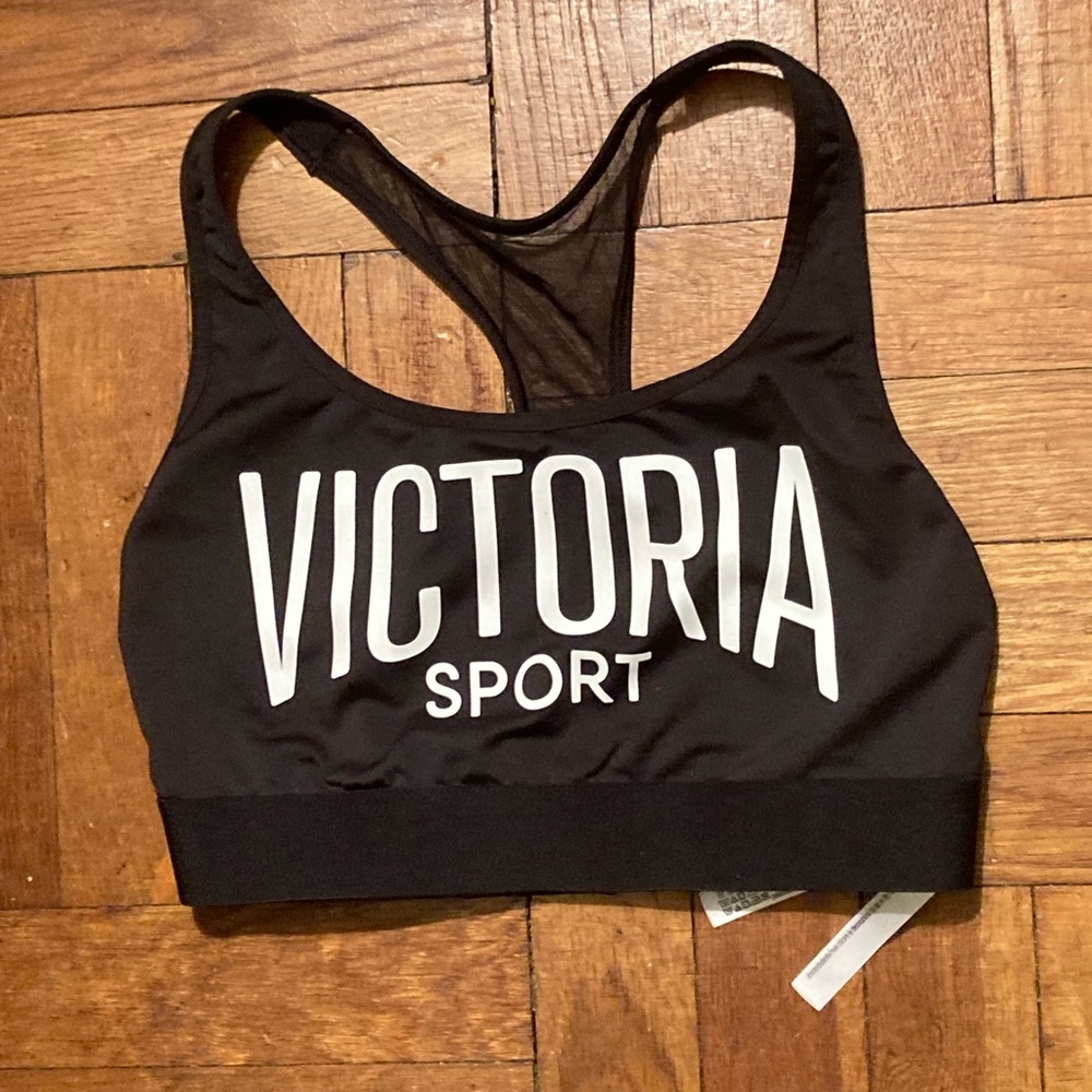 Victoria Sport the Player black racerback bra size S/P 🔥🔥